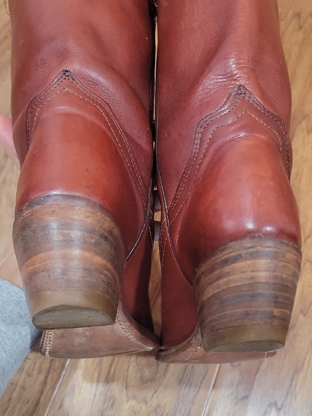 Vintage Frye Women's Snip Toe Cowgirl Boots 5.5 - Picture 8 of 16